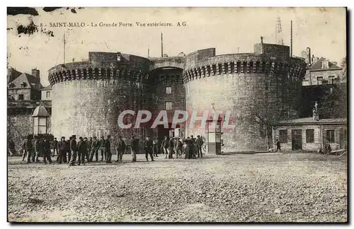 Cartes postales St Malo La Grande Porte Vue Exterieure