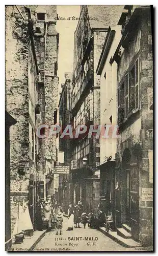 Cartes postales St Malo Rue du Boyer