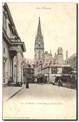 Cartes postales St Malo La Place Duguay Trouin