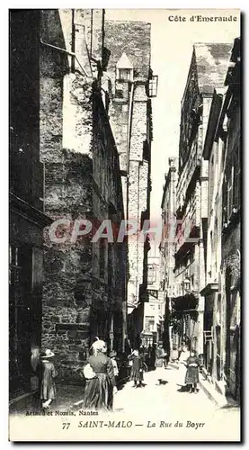 Cartes postales Saint Malo La rue du Boyer