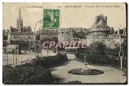 Ansichtskarte AK Saint Malo Vue Sur L Avant Port