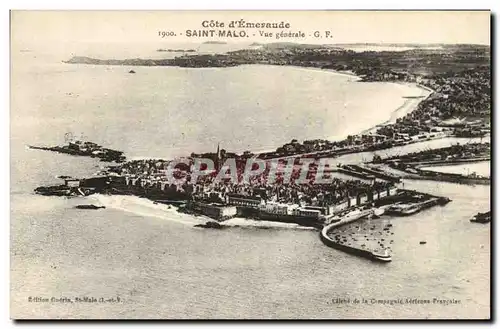 Cartes postales Saint Malo Vue generale