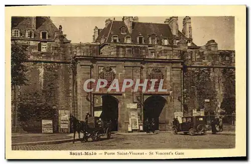 Ansichtskarte AK St Malo Porte saint Vincent