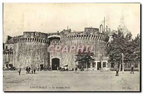 Cartes postales Saint Malo La Grande Porte