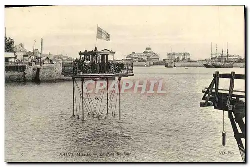 Cartes postales Saint Malo Le pont roulant