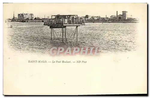 Cartes postales Saint Malo Le Pont Roulant