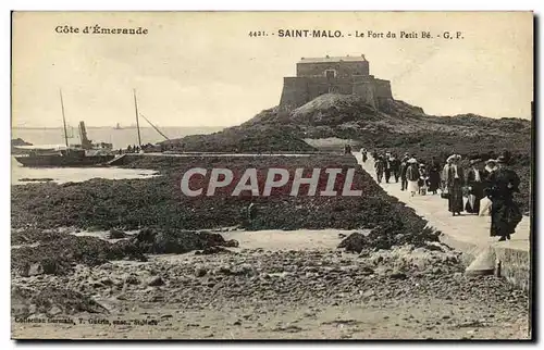 Ansichtskarte AK Saint Malo La Fort du Petit Be Bateau