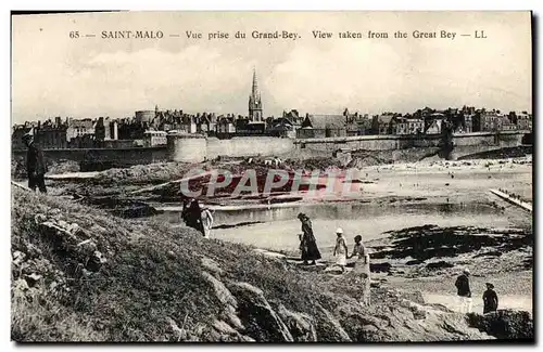 Cartes postales Saint Malo vue Prise du Geand Bey