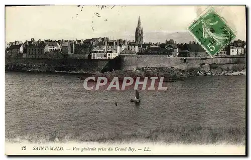 Cartes postales Saint Malo Vue generale prise du Grand Bey