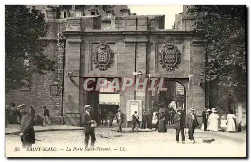 Ansichtskarte AK Saint Malo La Porte Saint Vincent