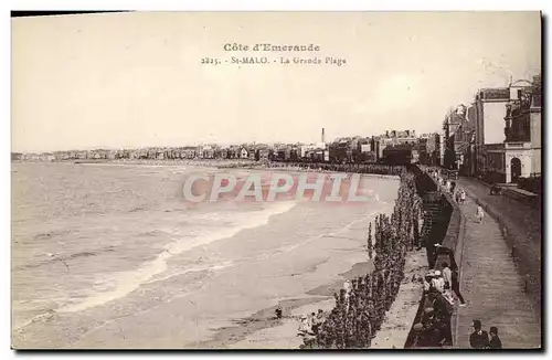 Ansichtskarte AK St Malo La Grande Plage