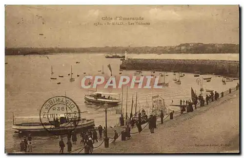 Cartes postales St Malo Les Vedettes Bateaux