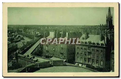 Ansichtskarte AK Saint Malo Vue generale Les Remparts