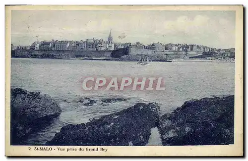 Ansichtskarte AK St Malo Vue prise du Grand Bey