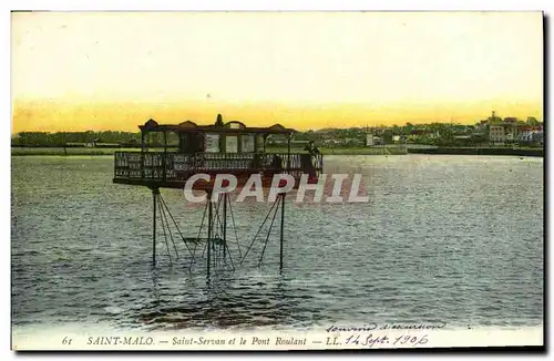 Cartes postales Saint Malo Saint Servan et le Pont Roulant