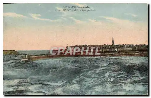 Cartes postales Saint Malo Vue generale