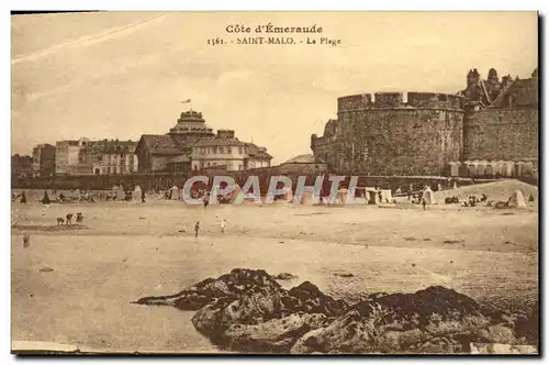 Cartes postales Saint Malo La Plage