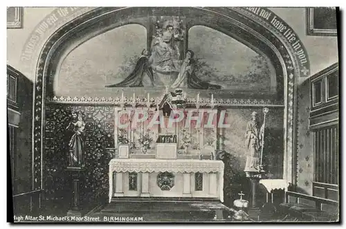 Cartes postales High Altar Michaels Moor Street Birmingham