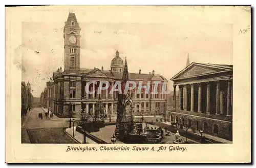 Cartes postales Birmingham Chamberlain Square Art Gallery