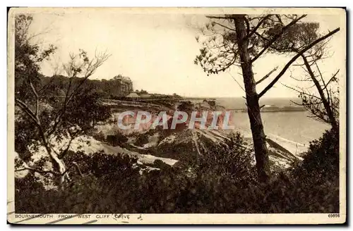 Cartes postales Bournemouth From West Cliff Orive