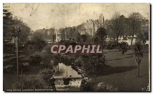 Cartes postales Upper Gardens Bournemouth