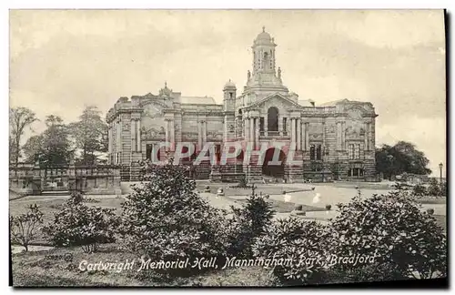 Cartes postales Cartwright Memorial Hall Manningham Park Bradford