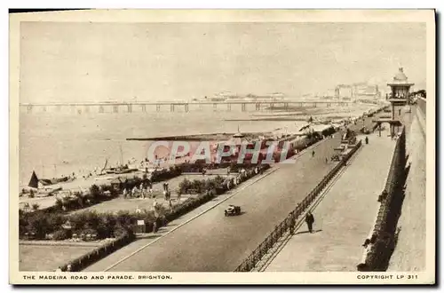 Cartes postales The Madeira Road and Parade Brighton