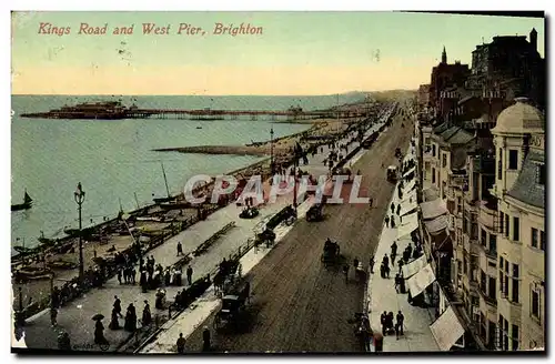 Cartes postales Kings Road and West Pier Brighton