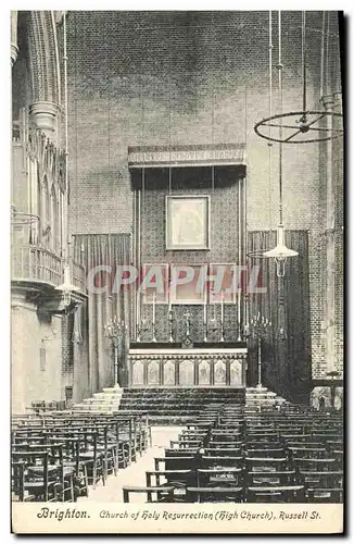 Cartes postales Brighton Chruch of Holy Resurrection Russell St