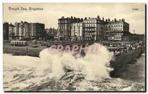 Cartes postales Rough Sea Brighton