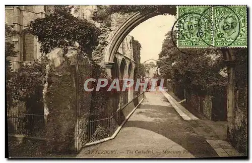 Cartes postales Canterbury The Cathedral Monastery ruins