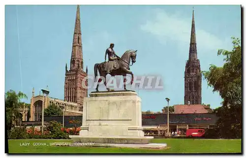 Cartes postales moderne Lady Godiva Broadgate Coventry