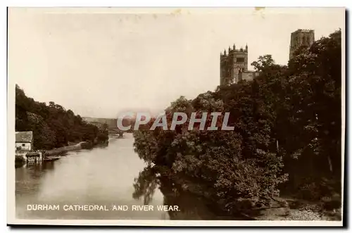 Ansichtskarte AK Durham Cathedral And River Wear