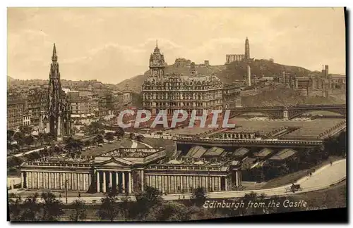Cartes postales Edinburgh From the Castle
