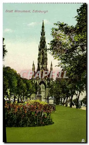 Cartes postales Edinburgh Scott Monument