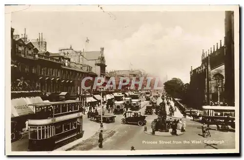 Cartes postales Princes Street From The West Glosgow
