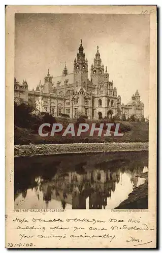 Cartes postales Fine Art Galleries Glasgow