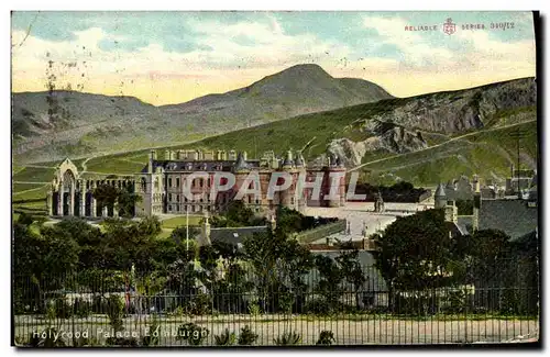 Cartes postales Edinburgh Holyrood palace