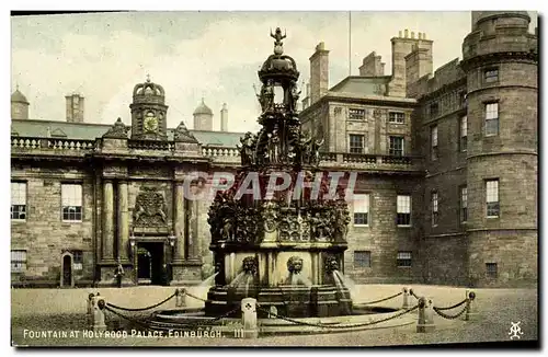 Cartes postales Edinburgh Fountain at Holyrood Palace