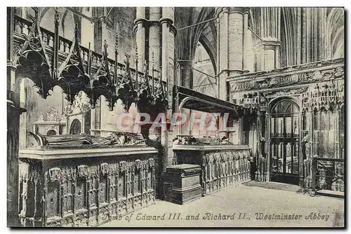 Ansichtskarte AK London Tomb of Edward III and Richard II Westminster Abbey