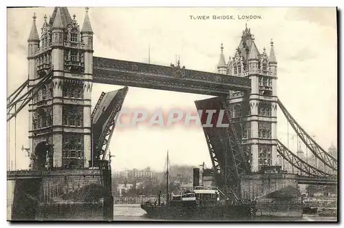 Cartes postales London Tower Bridge Bateau