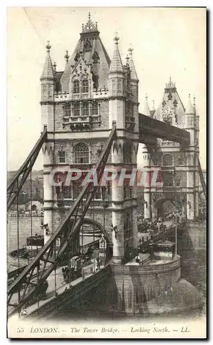 Cartes postales London The Tower Bridge Looking North