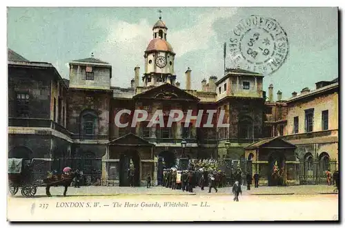 Cartes postales London The Horse Guards whitehall