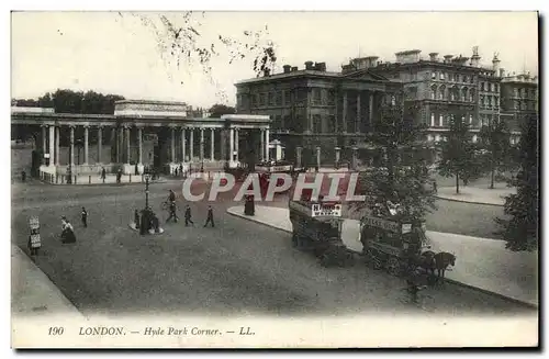 Cartes postales London Hyde Park Corner