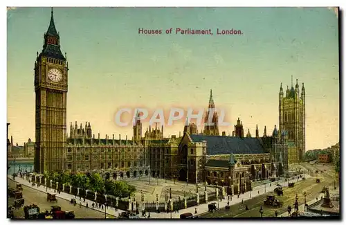 Cartes postales London Houses of Parliament