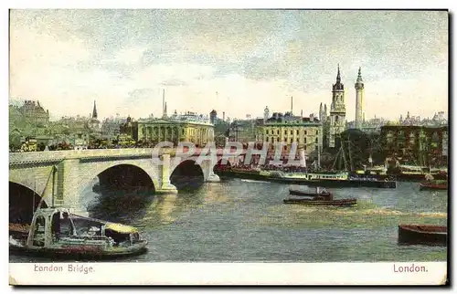 Cartes postales London Bridge Bateau