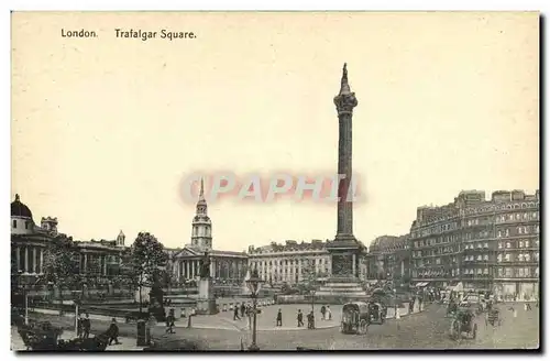 Cartes postales London Trafalgar Square