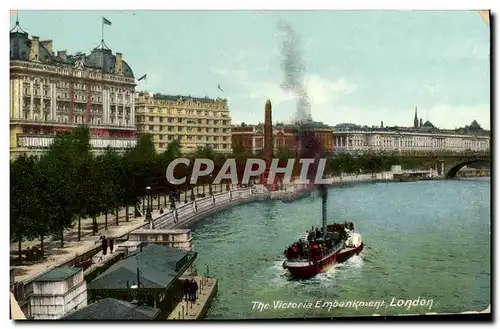 Cartes postales London The Victoria Embankment