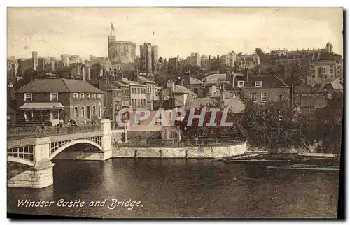 Cartes postales London Windsor Castle And Bridge