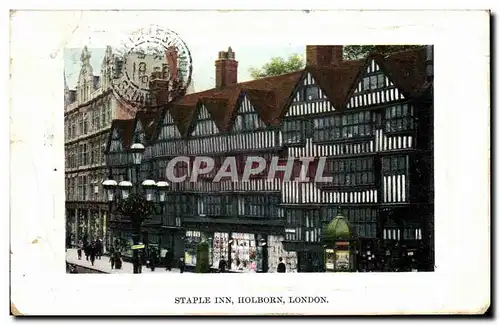 Cartes postales London Staple Inn Holborn